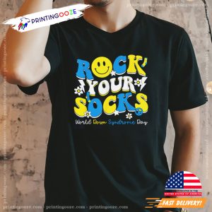 Rock Your Socks World Down Syndrome Awareness Day Shirt 1