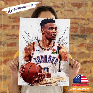 Russell Westbrook Oklahoma City Thunder Basketball Shirt 2