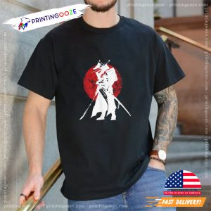 Samurai Warrior Sword Retro Japanese T shirt 3