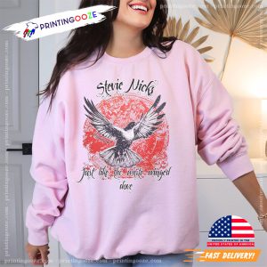 Stevie Nicks White Winged Dove 70s Style T shirt 1