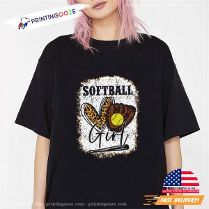 Strong fast fearless softball girl Unisex T shirt