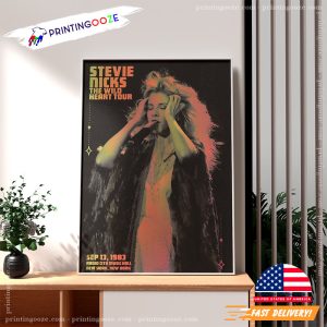 The Wild Heart Tour Stevie Nicks Vintage Wall Poster 2