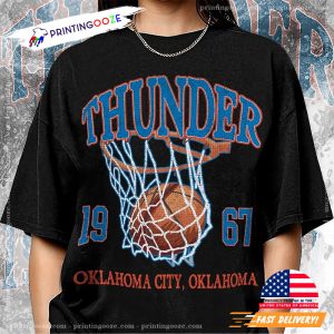 Thunder Since 1967 Oklahoma City Comfort Colors Tee 1