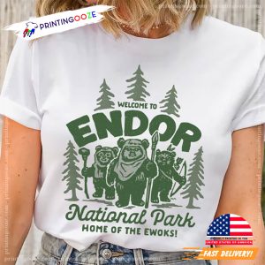 Travel Vacation Endor National Park Ewoks Star Wars T shirt 2