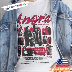 Vintage Anora Romance Comedy Movie T shirt 1