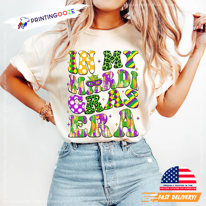 Vintage In My Mardi Gras Era Comfort Color Tee Vintage In My Mardi Gras Era Comfort Color Tee
