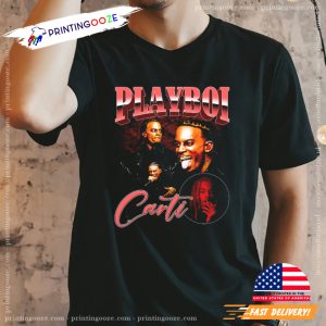 Vintage Playboi carti American rapper Shirt 2