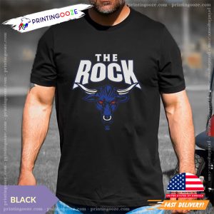 WWE The Rock Bull Logo Graphic T-Shirt 1