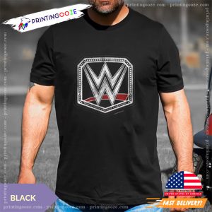 WWE World Heavyweight Champion Logo Graphic T-shirt 1