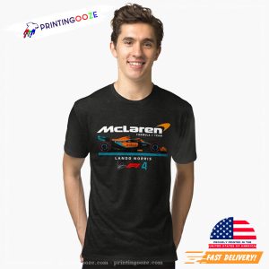 lando norris McLaren Formula 1 Team Logo Shirt 1