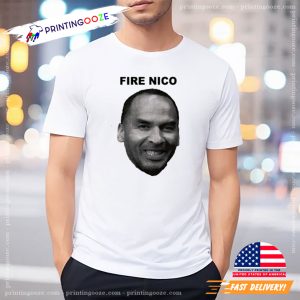 Fire Nico Head Funny Shirt 1
