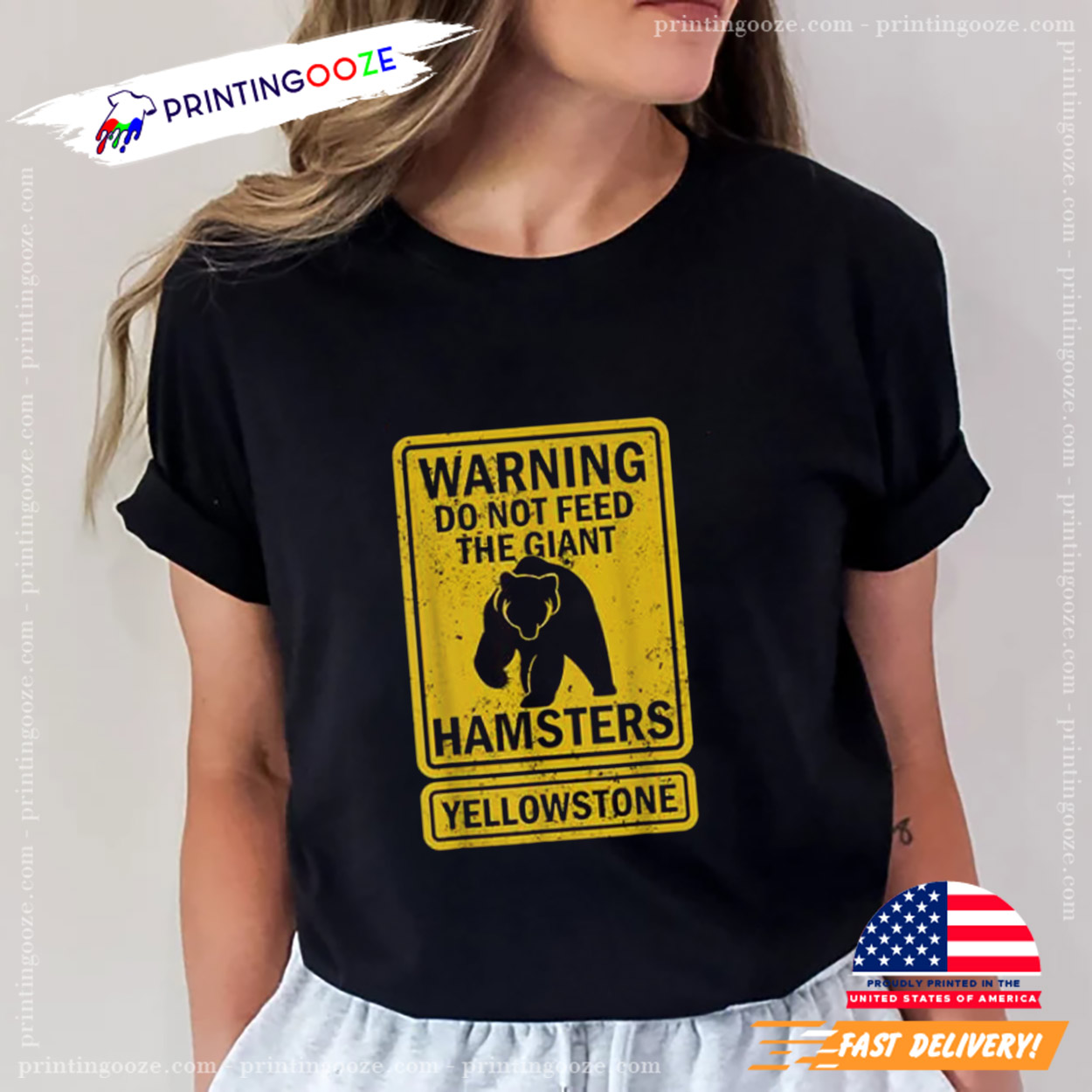 Funny Yellowstone National Park Grizzly Brown Bear Souvenir T-Shirt Funny Yellowstone National Park Grizzly Brown Bear Souvenir T-Shirt