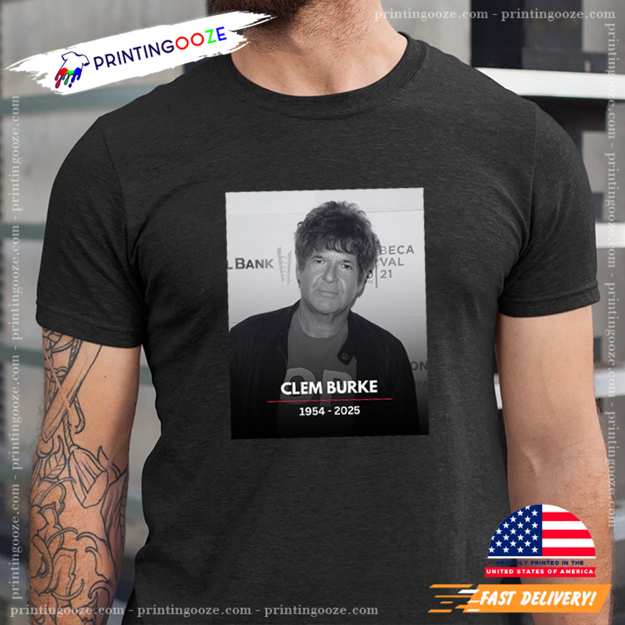 RIP Clem Burke The Blondie Drummer T-shirt RIP Clem Burke The Blondie Drummer T-shirt