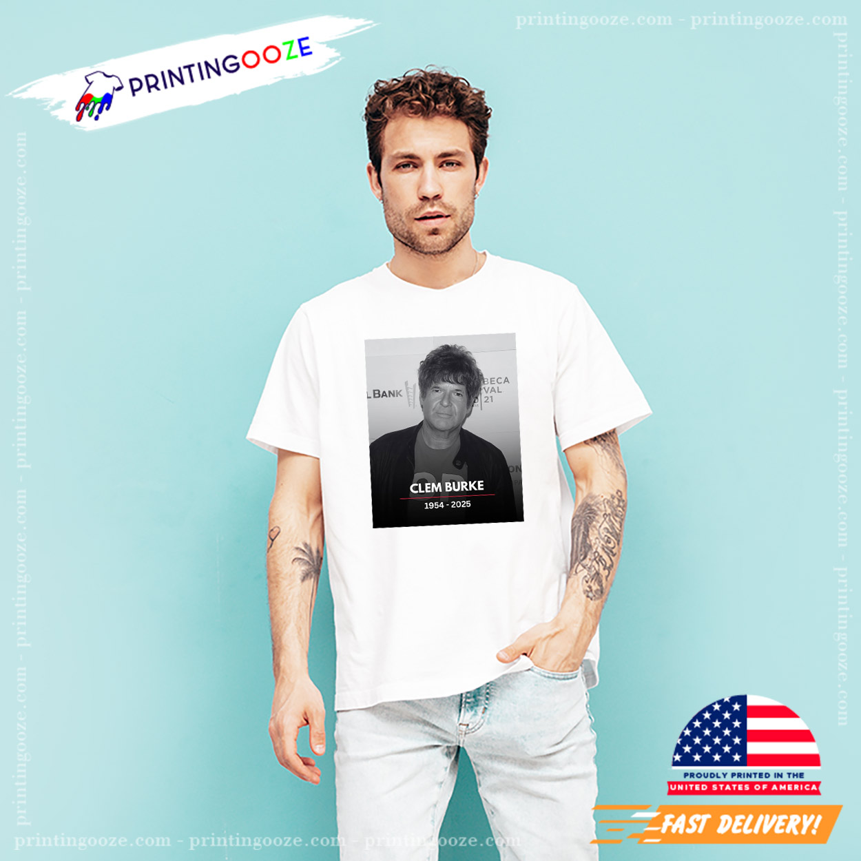RIP Clem Burke The Blondie Drummer T-shirt RIP Clem Burke The Blondie Drummer T-shirt