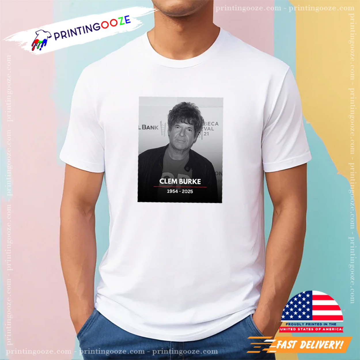 RIP Clem Burke The Blondie Drummer T-shirt RIP Clem Burke The Blondie Drummer T-shirt