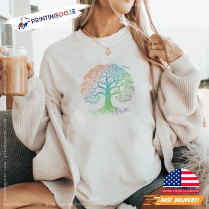 Tree Of Life colorful tree shirt 3