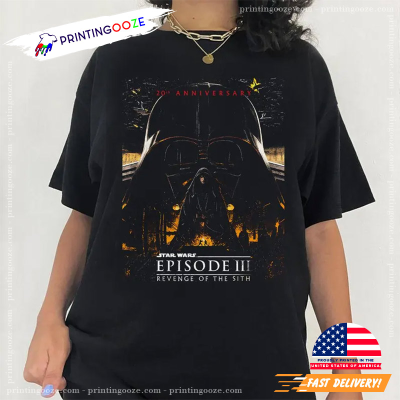Vintage Star Wars Episode III Revenge Of The Sith 20th Comfort Colors Shirt Vintage Star Wars Episode III Revenge Of The Sith 20th Comfort Colors Shirt