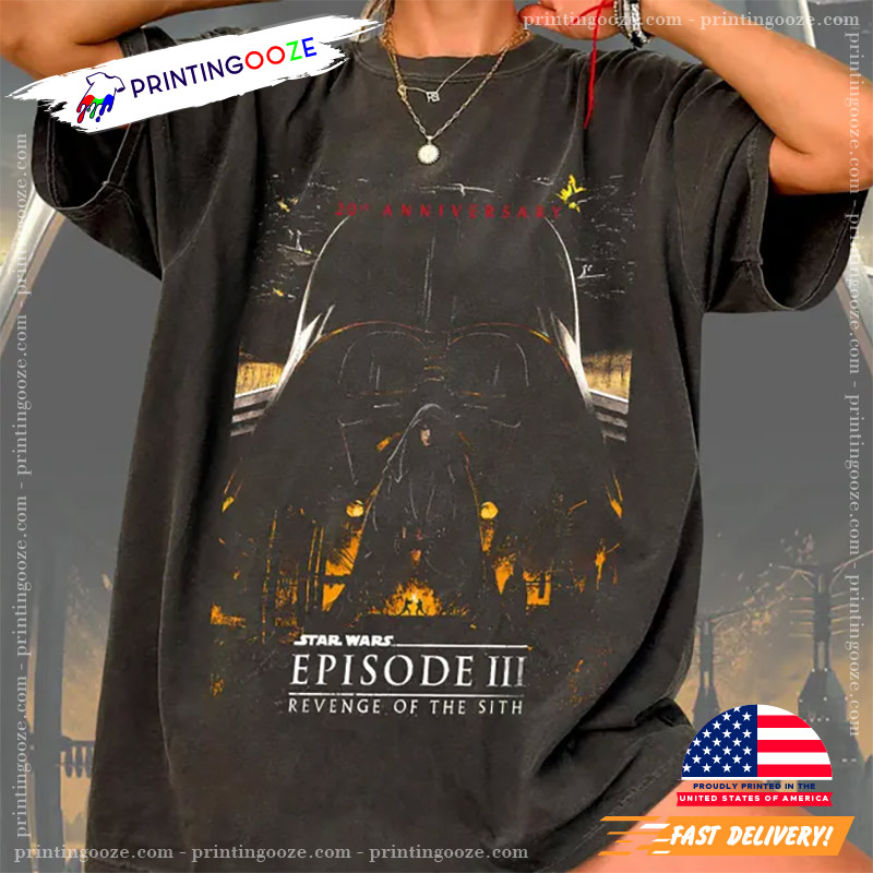 Vintage Star Wars Episode III Revenge Of The Sith 20th Comfort Colors Shirt Vintage Star Wars Episode III Revenge Of The Sith 20th Comfort Colors Shirt