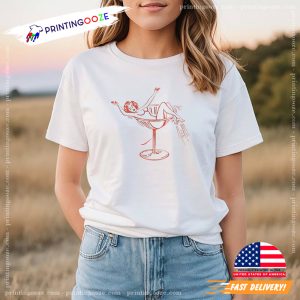 Women's Martini National Wine Day Tee