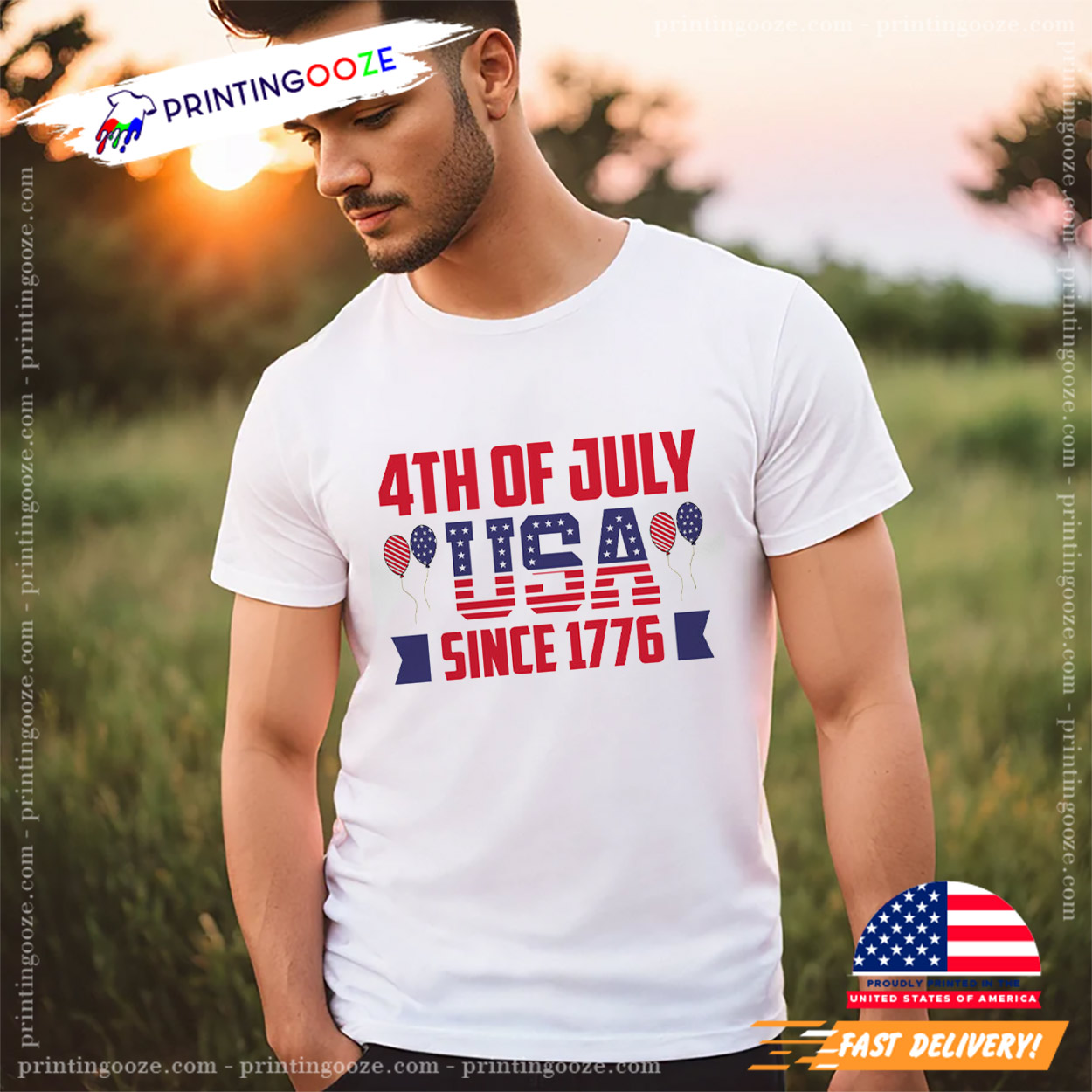 4TH OF JULY USA Since 1776 T-shirt 4TH OF JULY USA Since 1776 T-shirt