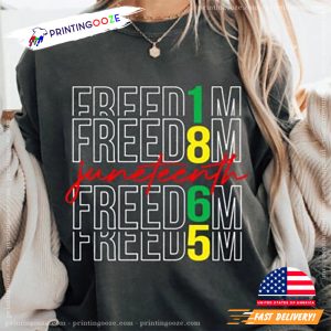About Juneteenth Freedom 1865 T shirt 1