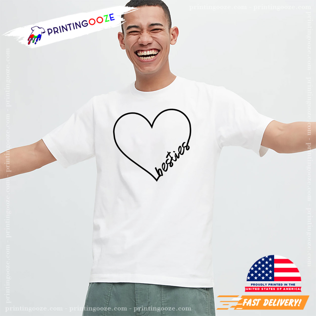 Besties Heart, Best Friends Gift Shirt Besties Heart, Best Friends Gift Shirt