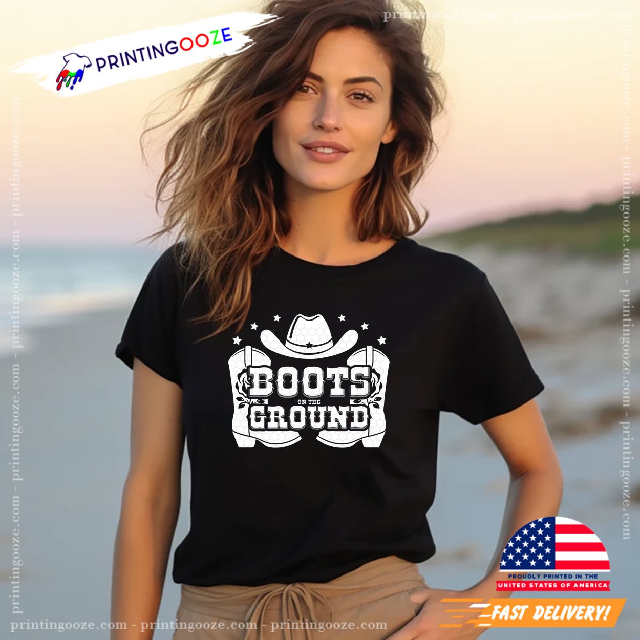 Boots On The Ground Line Dance T-shirt Boots On The Ground Line Dance T-shirt