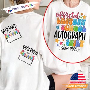 CUSTOM Last Day Autographs Last Day Of School Teacher Shirt