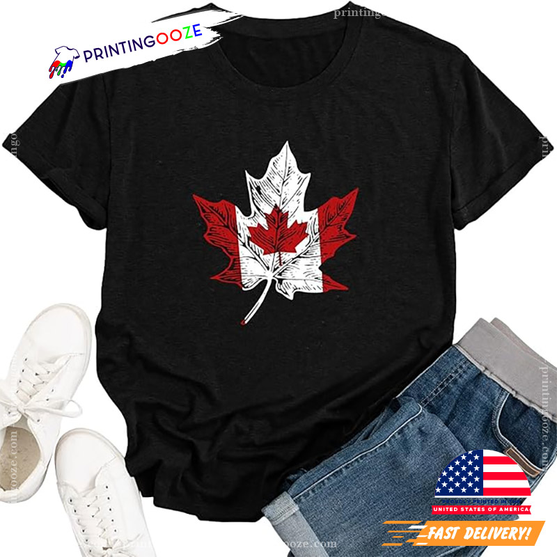 Canada Flag Graphic T-shirt Canada Flag Graphic T-shirt