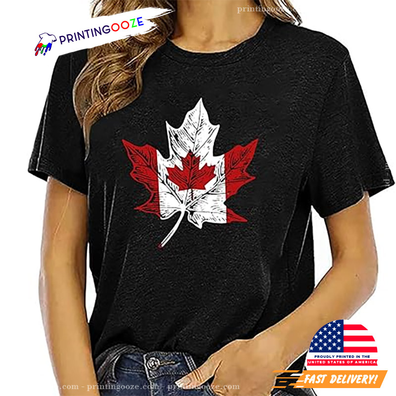 Canada Flag Graphic T-shirt Canada Flag Graphic T-shirt