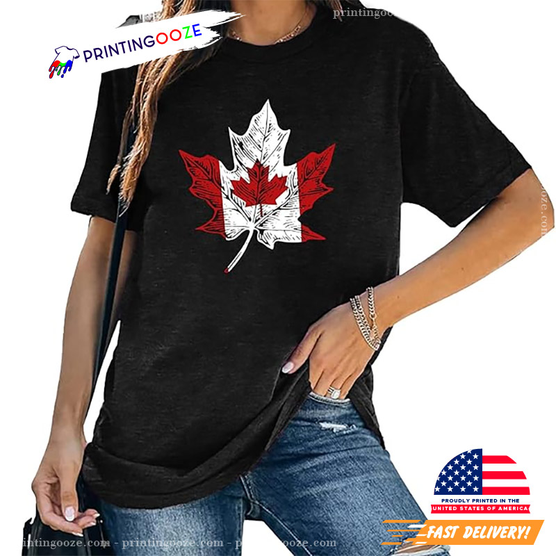 Canada Flag Graphic T-shirt Canada Flag Graphic T-shirt