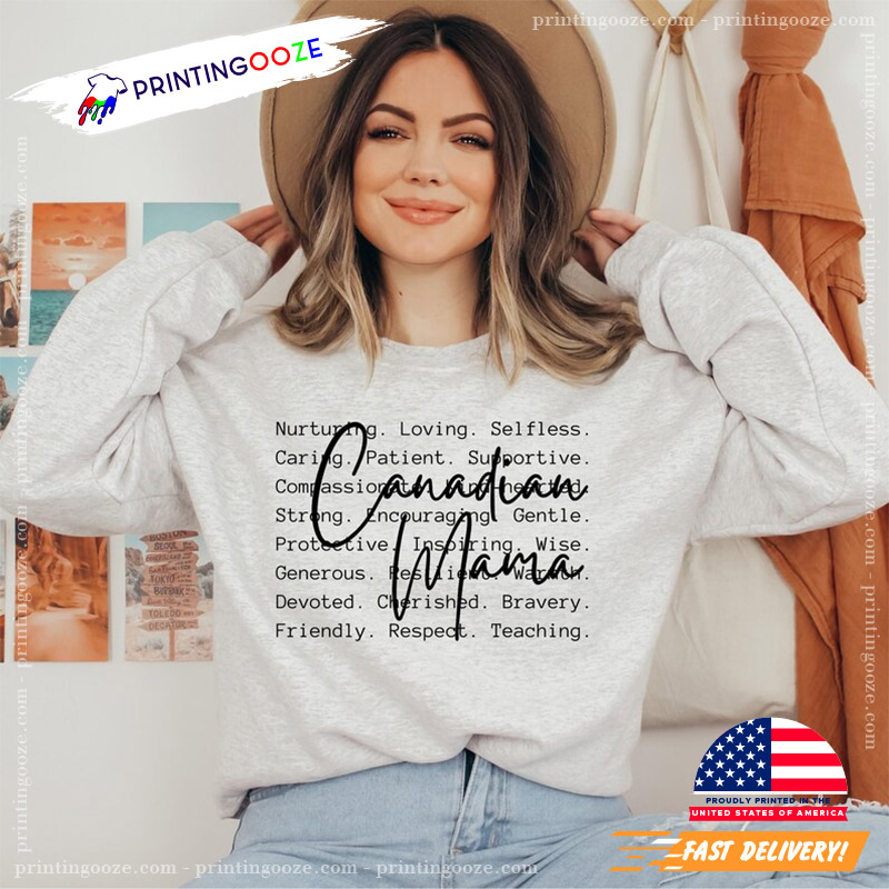 Canadian Mama Whens Canada Day T-shirt Canadian Mama Whens Canada Day T-shirt