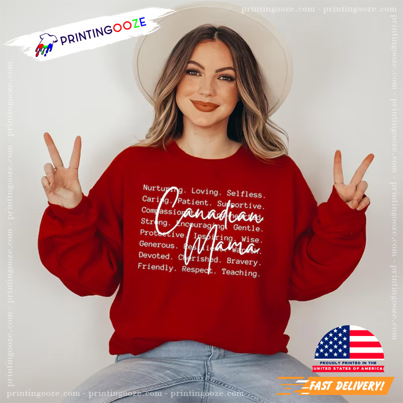 Canadian Mama Whens Canada Day T-shirt Canadian Mama Whens Canada Day T-shirt