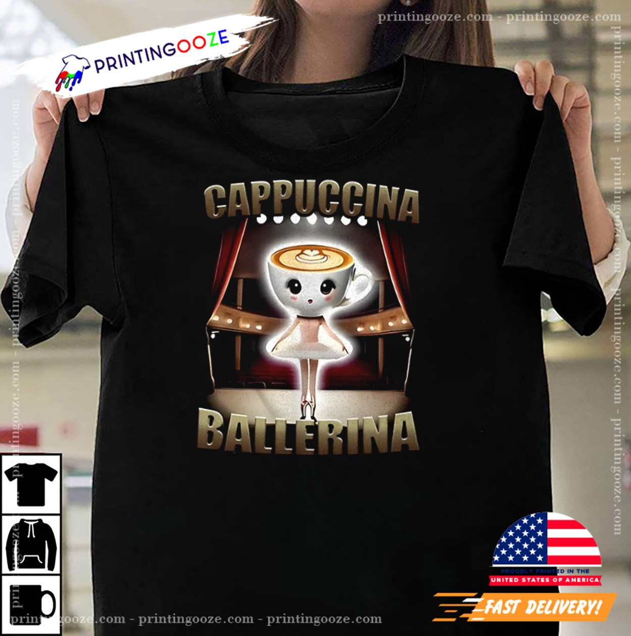 Cappuccina Ballerina T-shirt Cappuccina Ballerina T-shirt