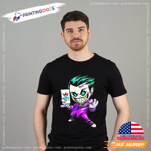 Cartoon Joker Smile Card Shirt