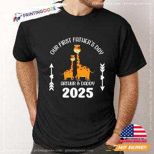 Custom Our First Father's Day Shirt 1