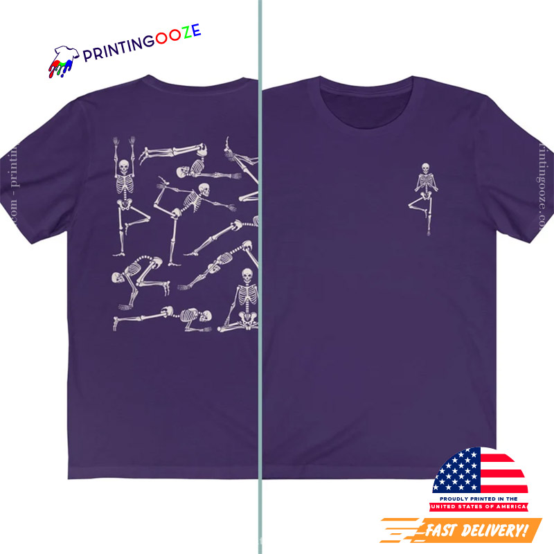 Cute Skeleton Yoga Poses Tee Skeleton Yoga T-shirt Cute Skeleton Yoga Poses Tee Skeleton Yoga T-shirt