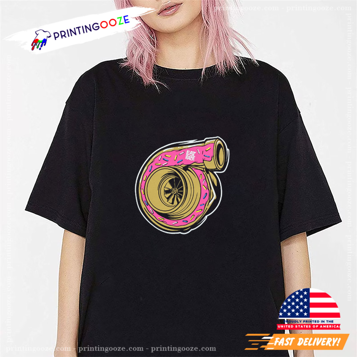 Donut Turbo Eat Sleep Race Unisex T-shirt Donut Turbo Eat Sleep Race Unisex T-shirt