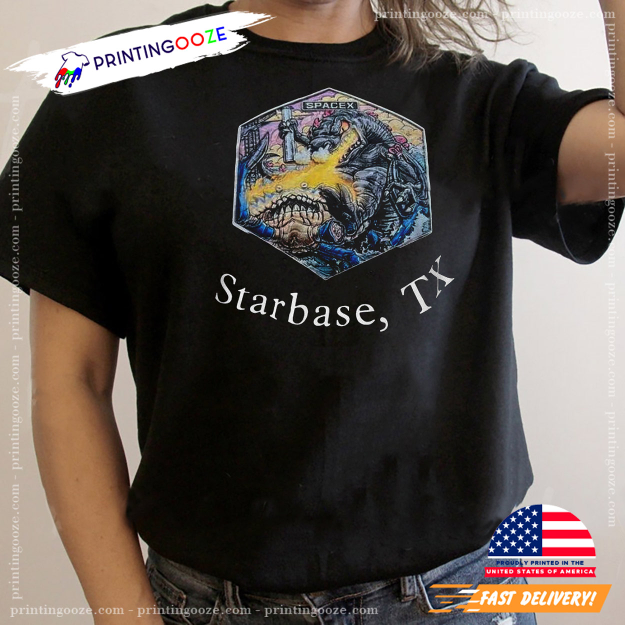 Elon Musk's Starbase TX T-shirt Elon Musk's Starbase TX T-shirt