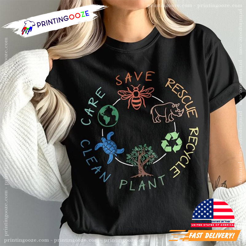 Environmental Awareness Earth Day T-shirt Environmental Awareness Earth Day T-shirt