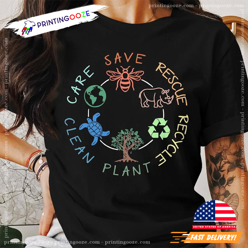 Environmental Awareness Earth Day T-shirt Environmental Awareness Earth Day T-shirt