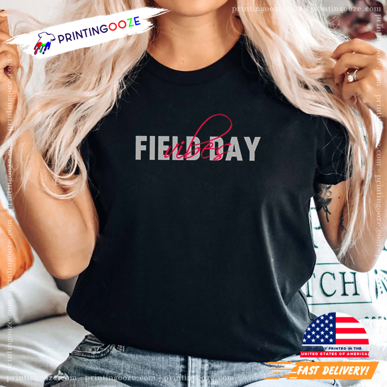 Field Day Vibes School T-shirt Field Day Vibes School T-shirt