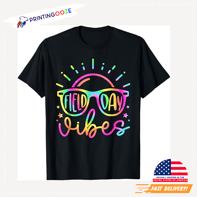 Field Day Vibes Teacher Kids Shirt Field Day Vibes Teacher Kids Shirt