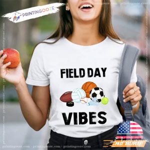 Field Day Vibes Teacher T Shirt