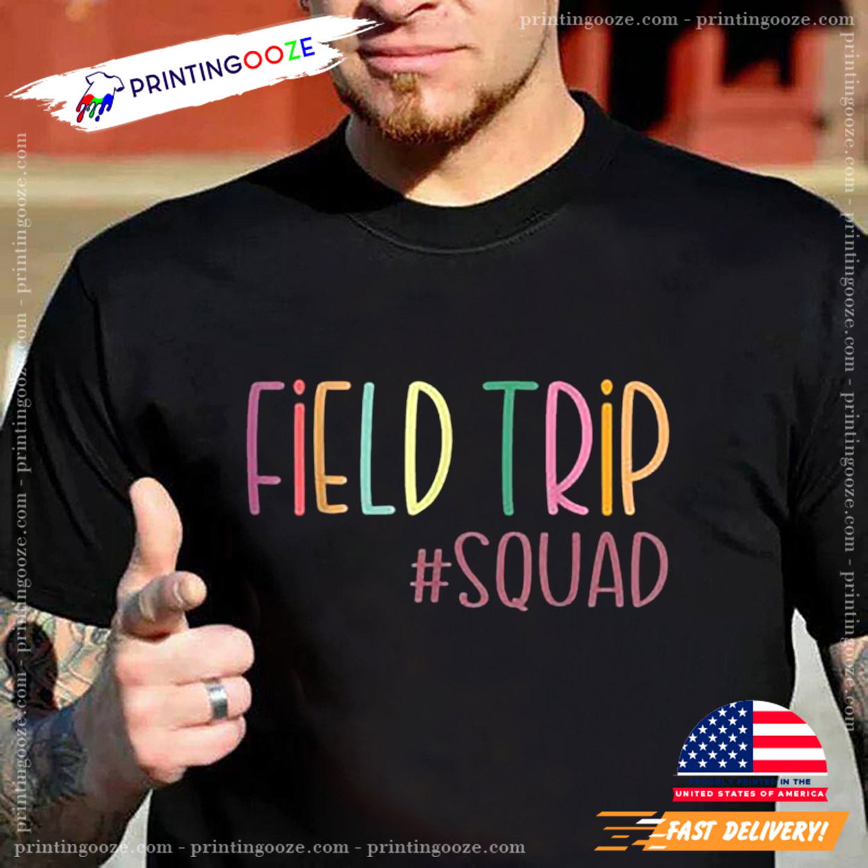 Field Trip Squad Funny School Field Day T-shirt Field Trip Squad Funny School Field Day T-shirt