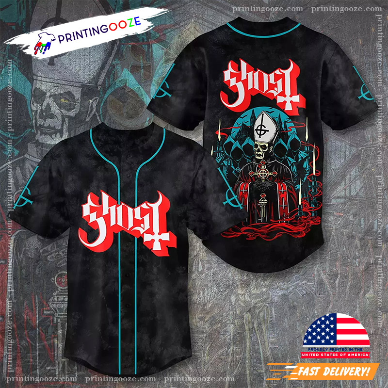 Ghost Band World Tour Baseball Jersey Ghost Band World Tour Baseball Jersey