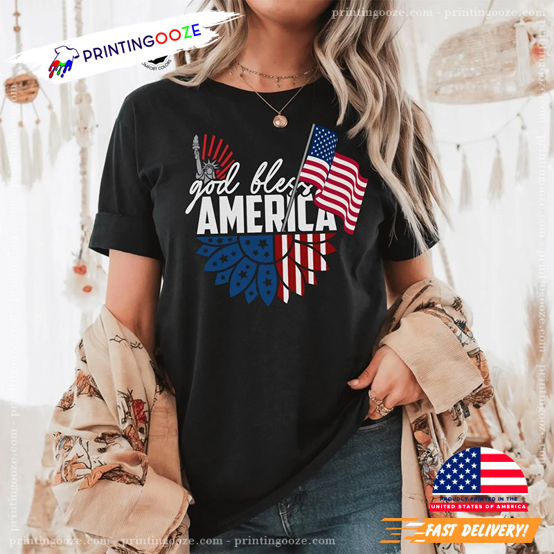 God Bless America Patriotic Tee God Bless America Patriotic Tee