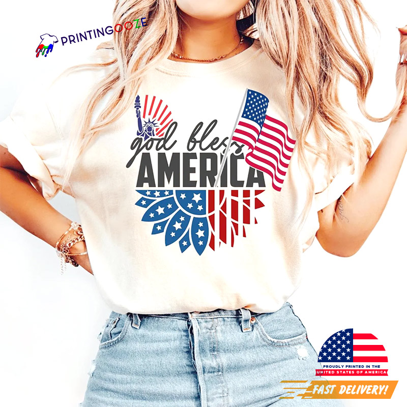 God Bless America Patriotic Tee God Bless America Patriotic Tee