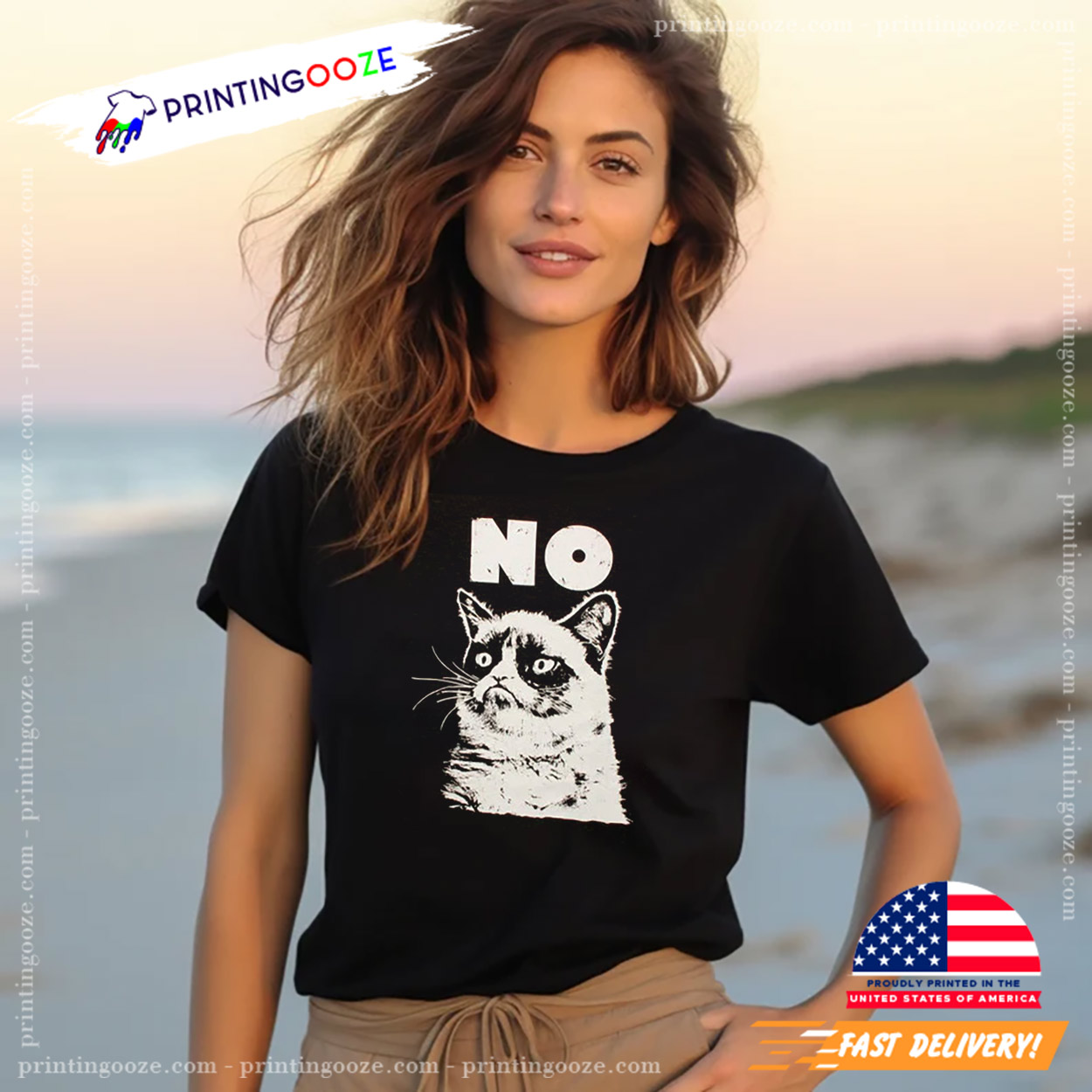 Grumpy Cat No T-shirt Grumpy Cat No T-shirt