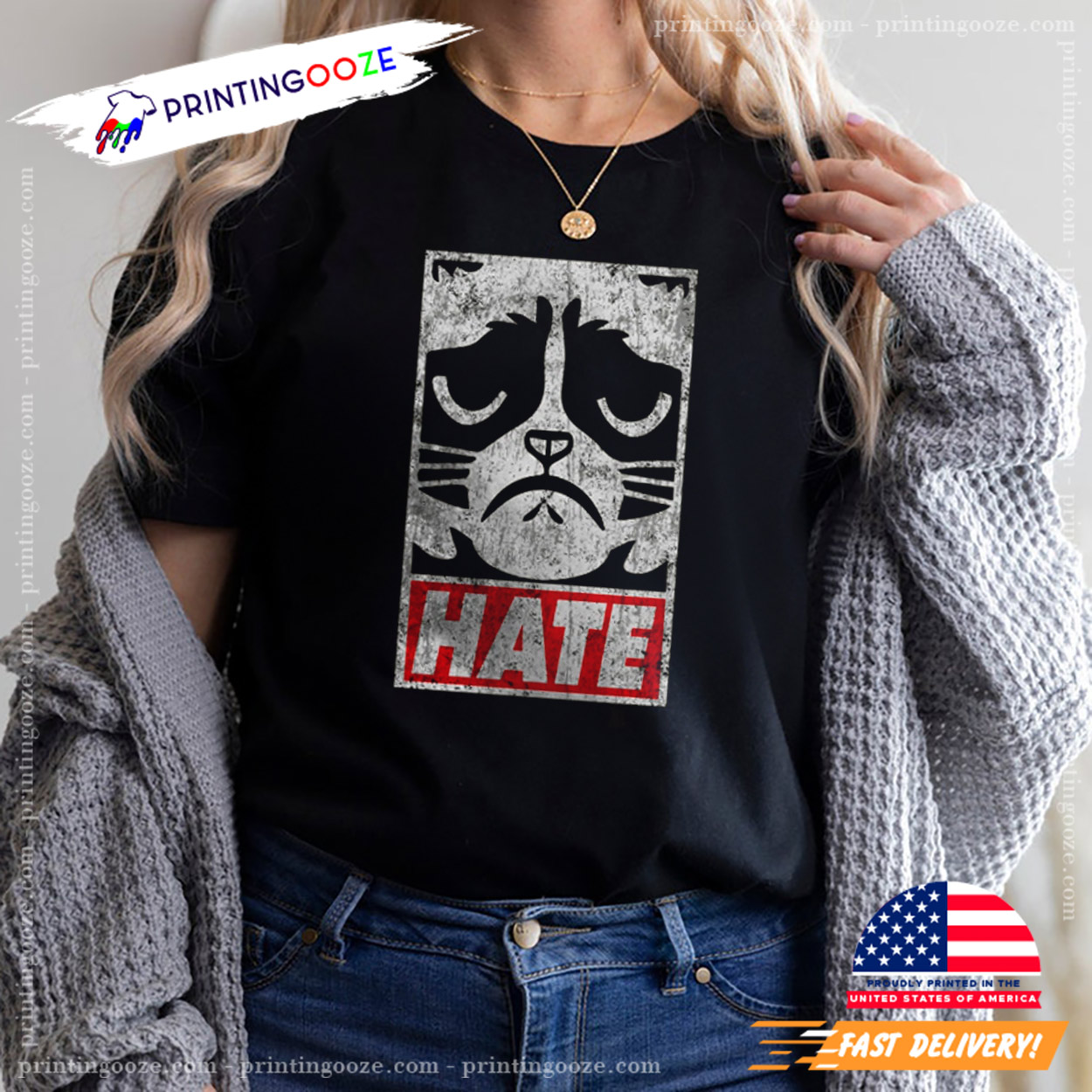 Grumpy Hate Kids Boys T-shirt Grumpy Hate Kids Boys T-shirt